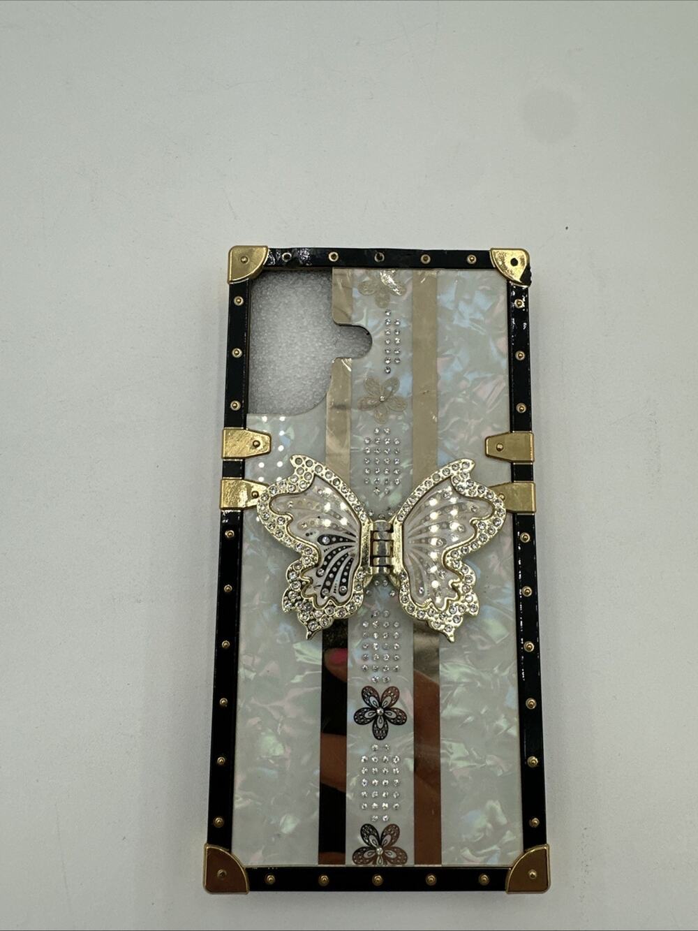 Cute Compatible with iPhone 16 Case,Luxury Bling Butterfly Design
